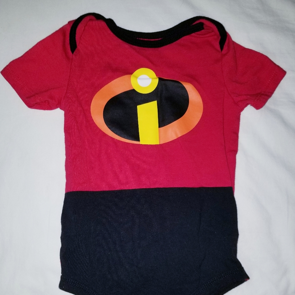 Disney Pixar Incredibles 2 Baby Boys Short Sleeve Bodysuit 18 Months